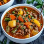 Loaded Hamburger Soup