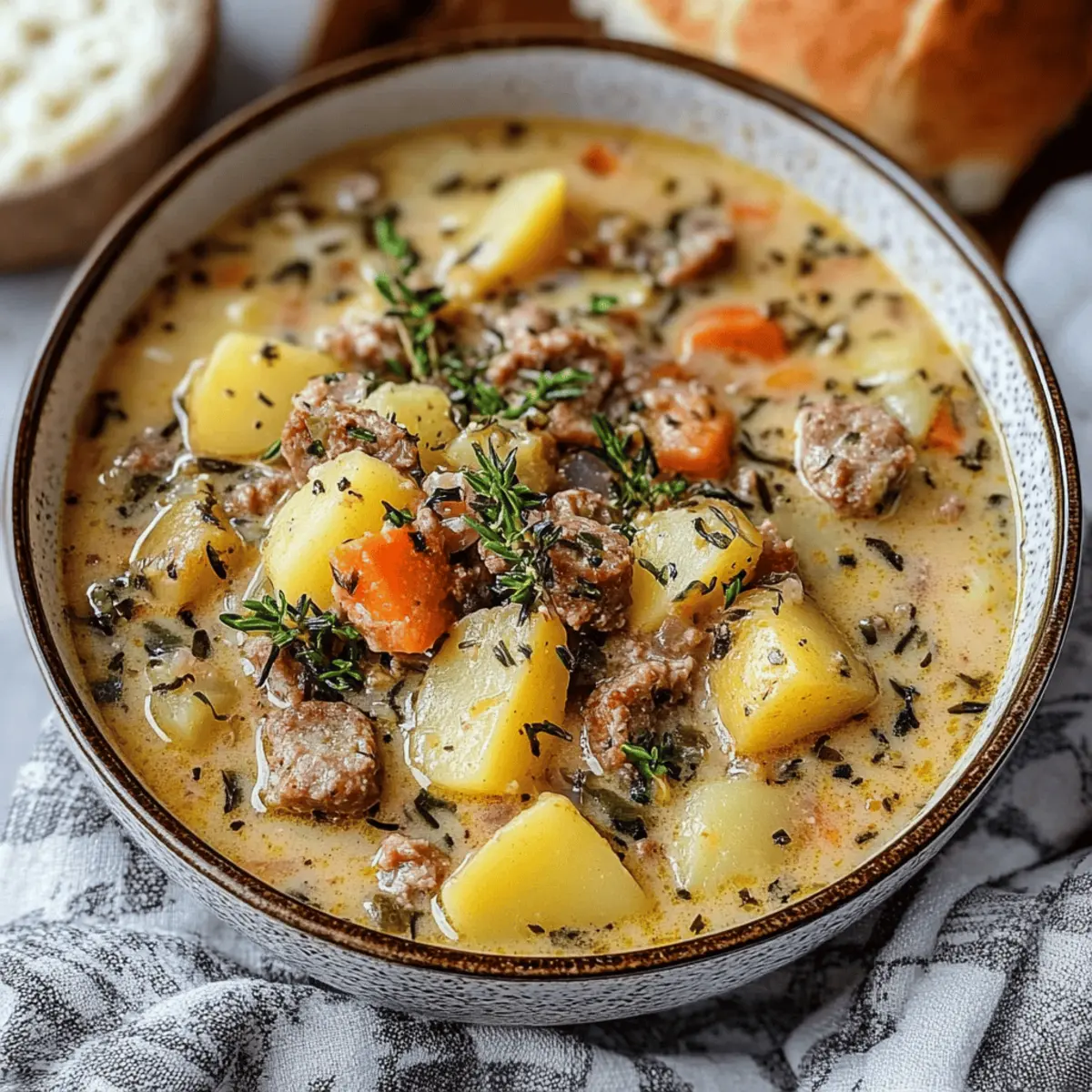 Potato and Sausage Chowder