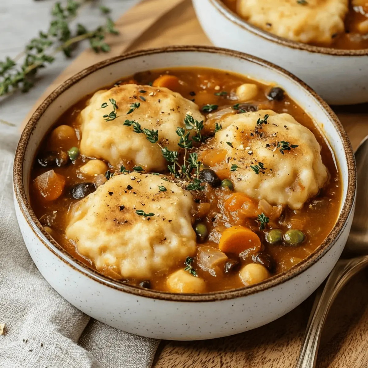 Vegan Dumpling Stew