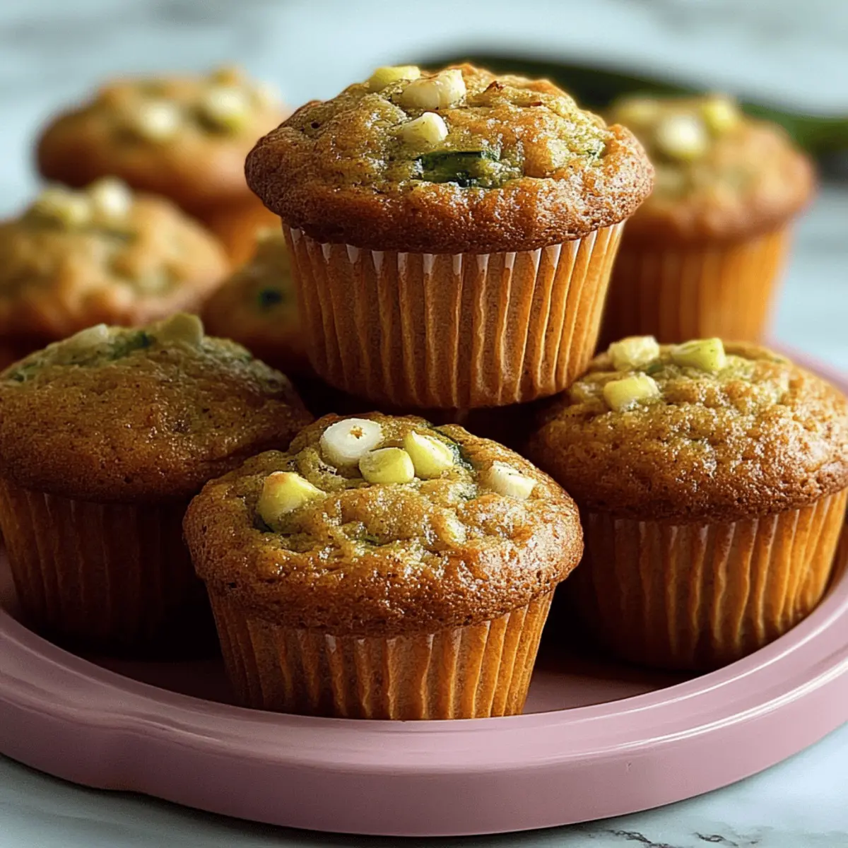 Zucchini Banana Bread Muffins