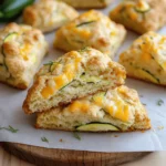 Zucchini Cheddar Scones