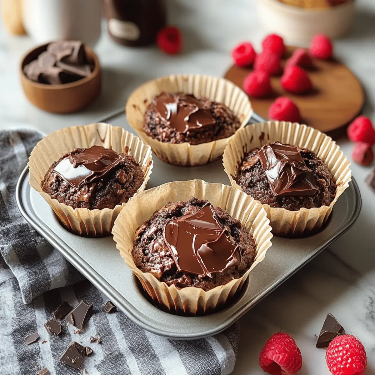 Olympic Village Chocolate Muffins