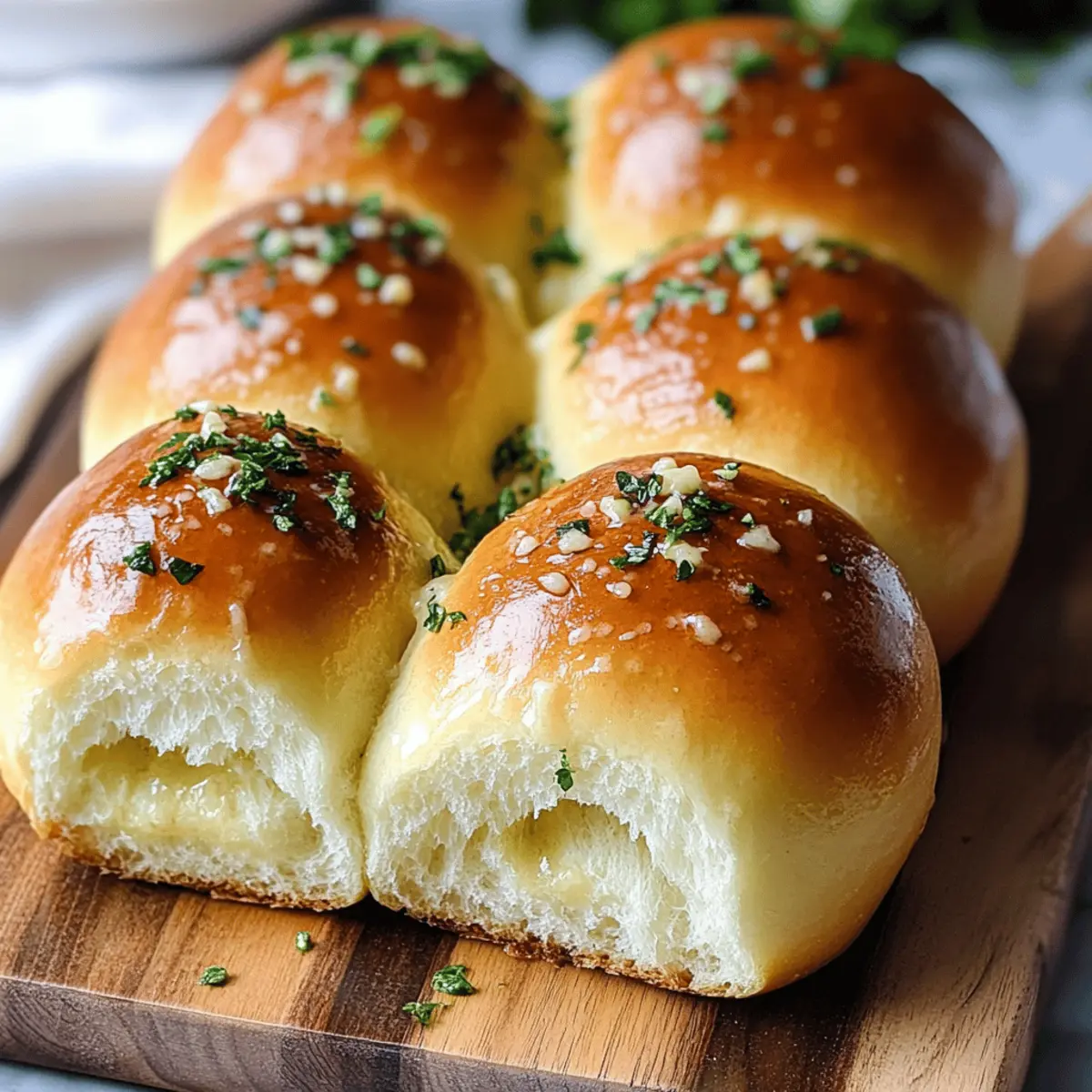 Garlic Butter Dinner Rolls