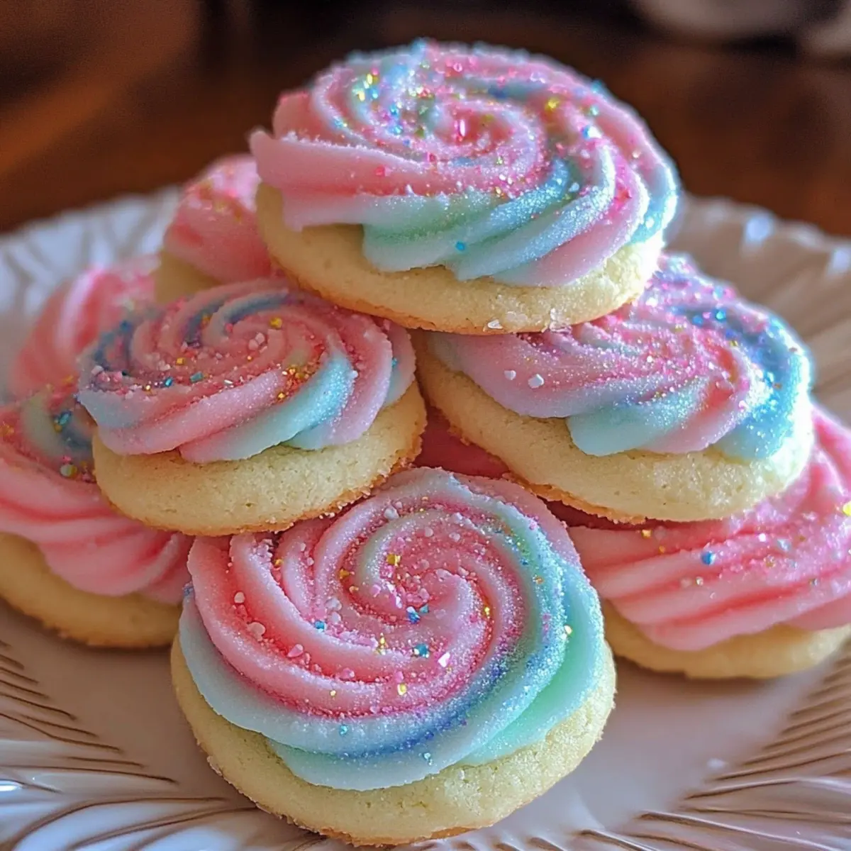 Cotton Candy Cookies