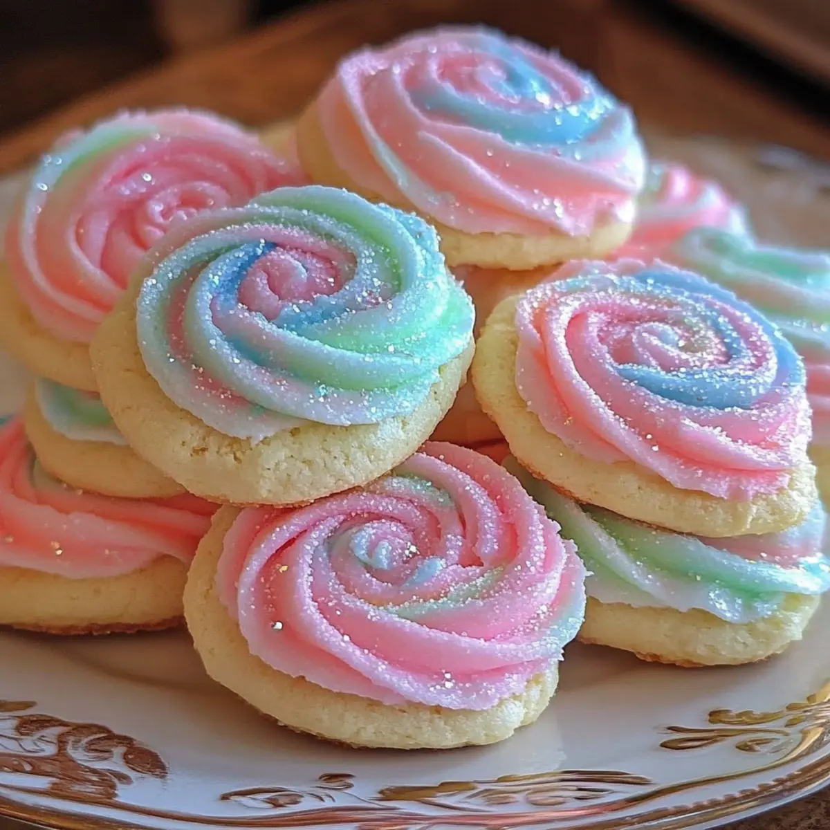 Cotton Candy Cookies