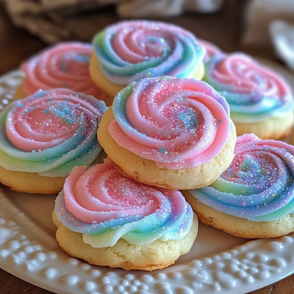Cotton Candy Cookies