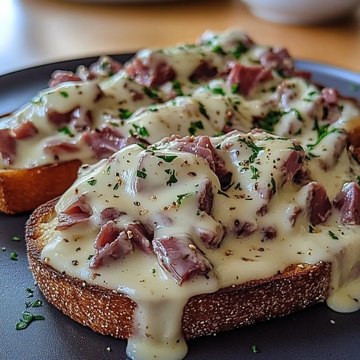 Creamed Chipped Beef on Toast