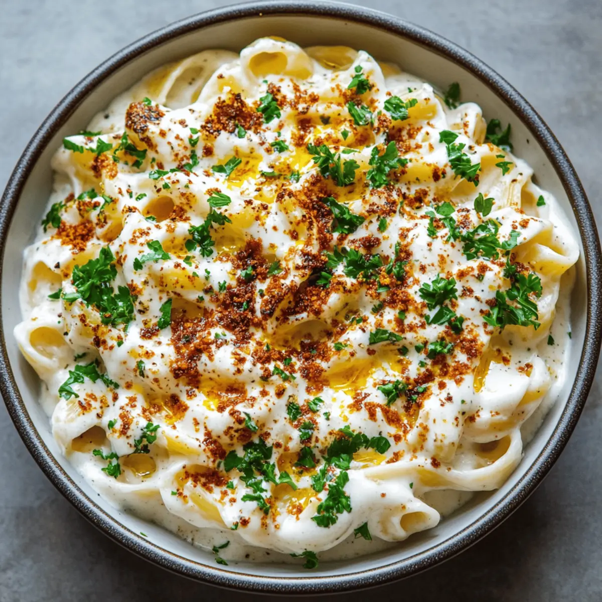 Creamy Yogurt Spiced Butter Pasta