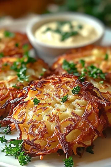Crispy Oven-Fried Potato Latkes