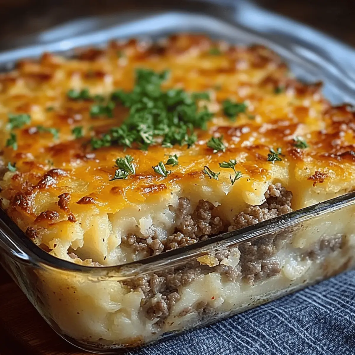 Hamburger Hashbrown Casserole