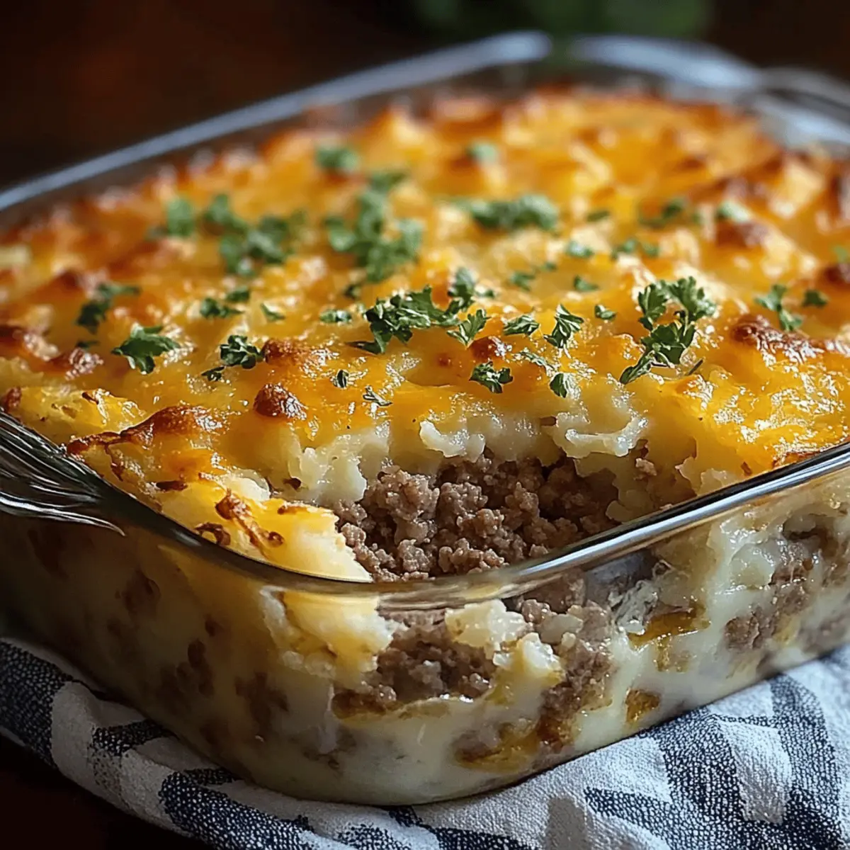 Hamburger Hashbrown Casserole