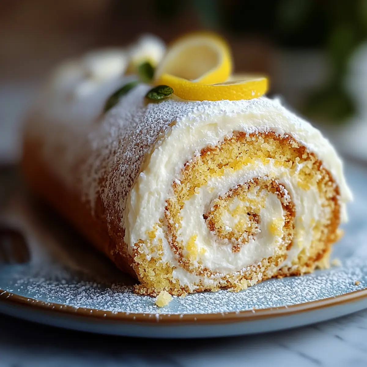 Lemon Cake Roll