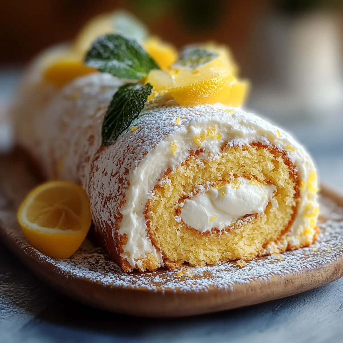 Lemon Cake Roll
