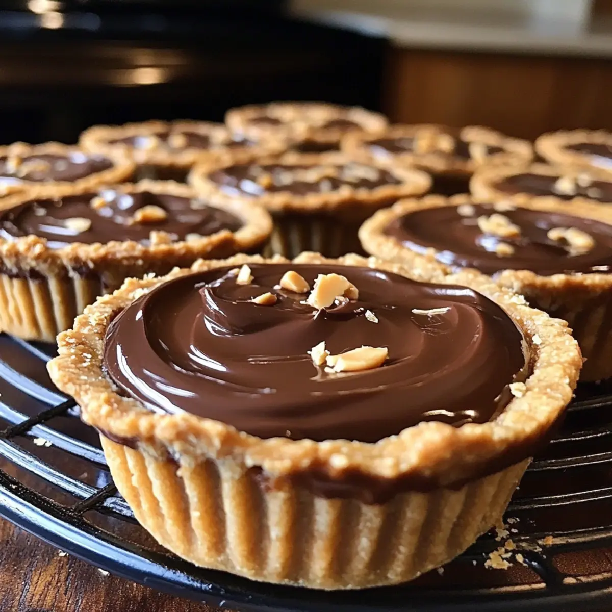 Mini Chocolate Peanut Butter Pies