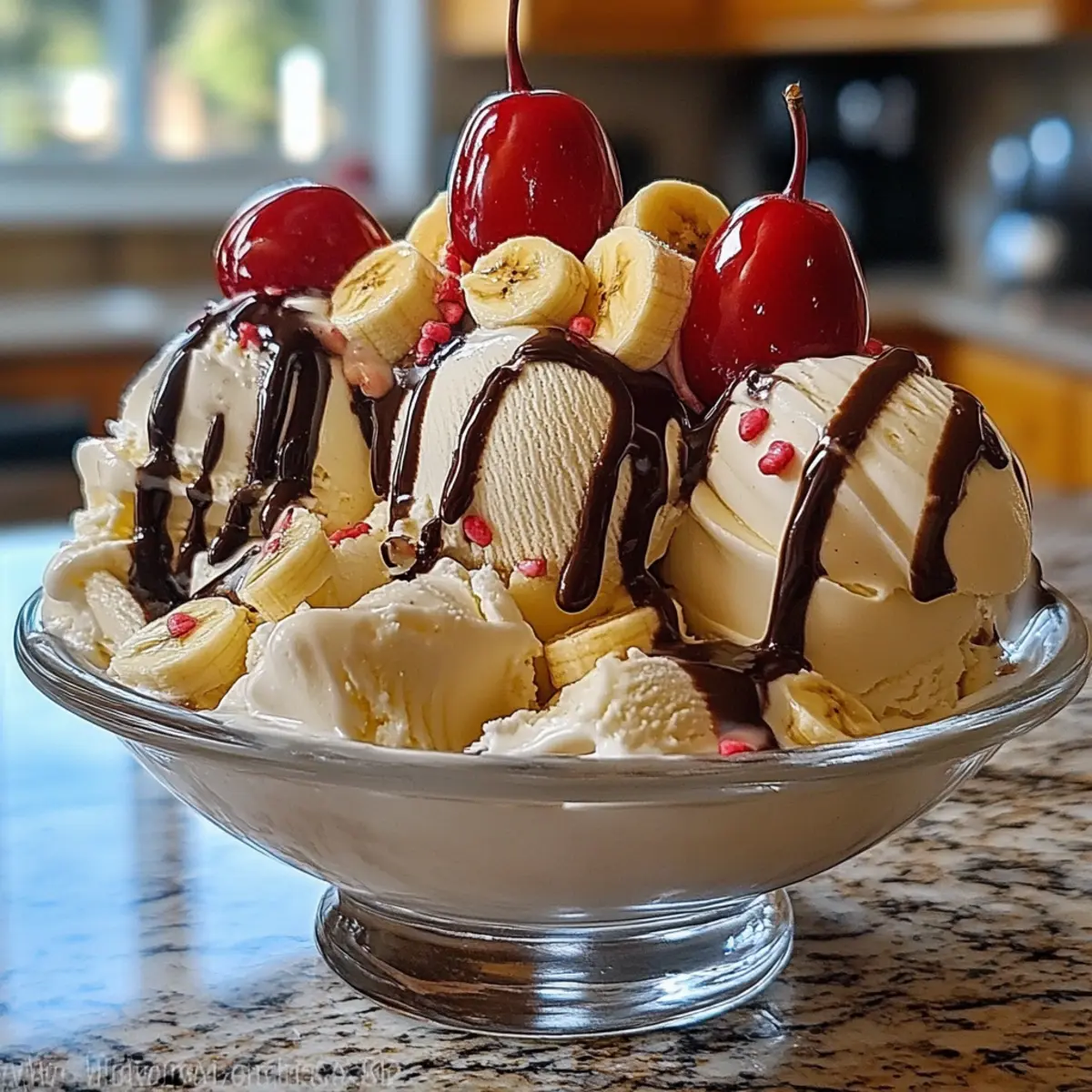 Old-Fashioned Ice Cream Banana Split