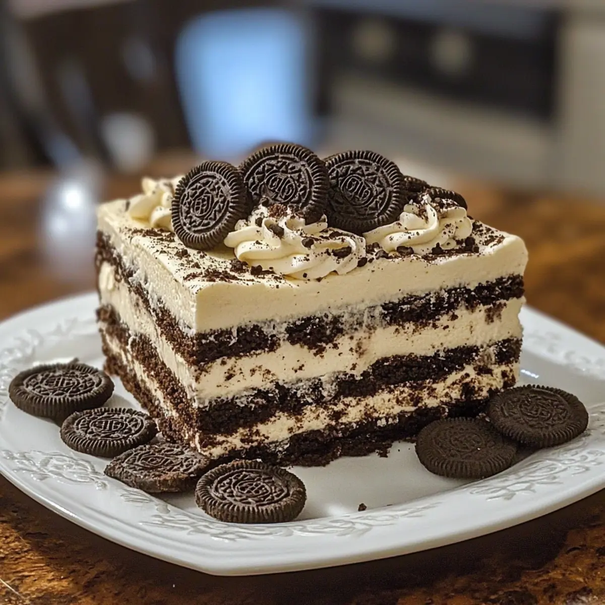 Oreo Icebox Cake