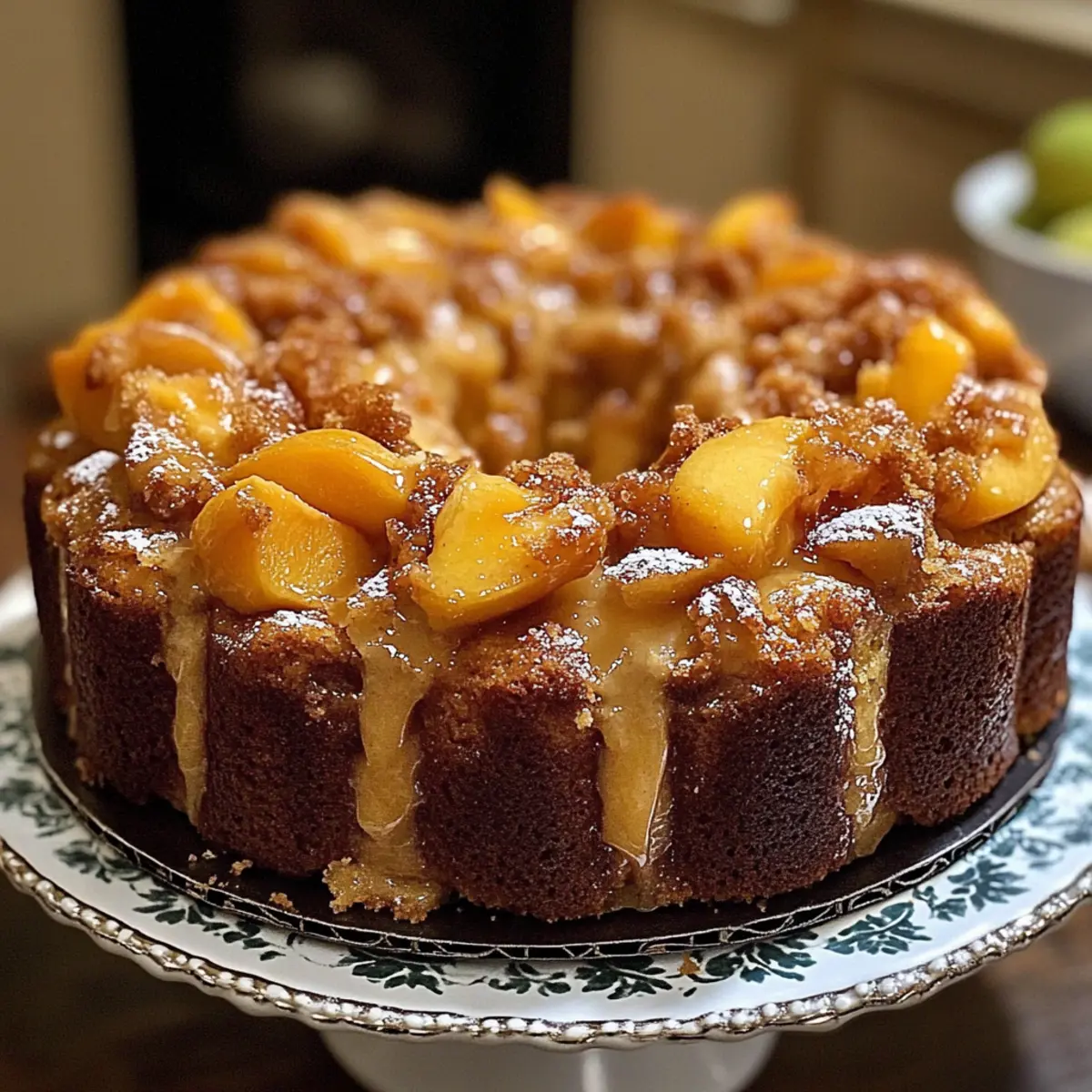 Peach Cobbler Pound Cake