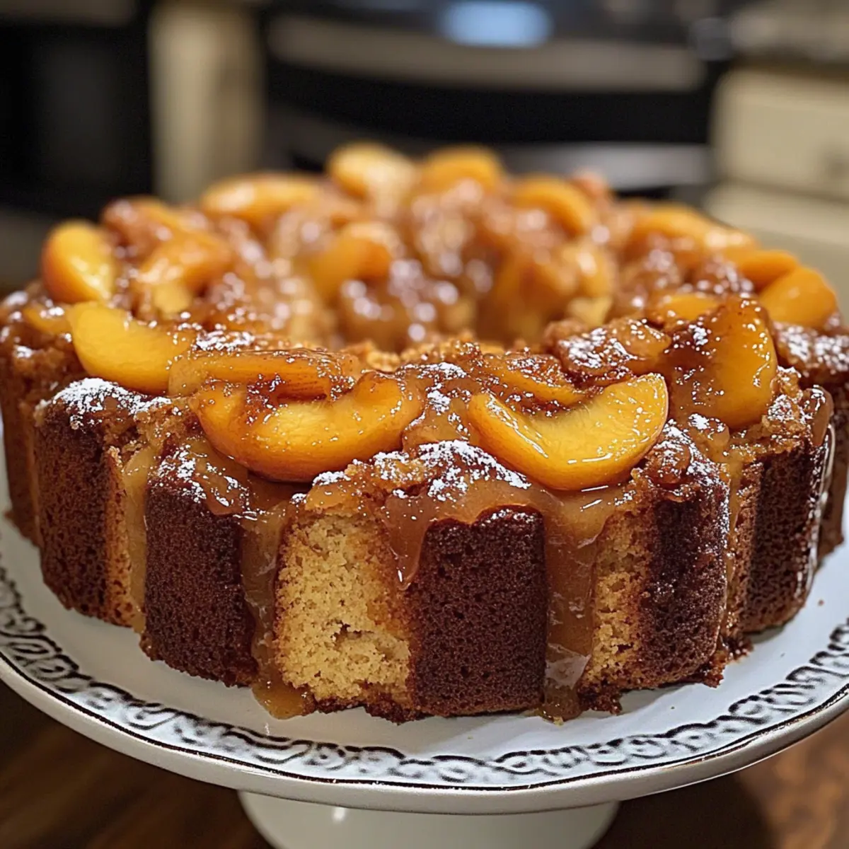 Peach Cobbler Pound Cake