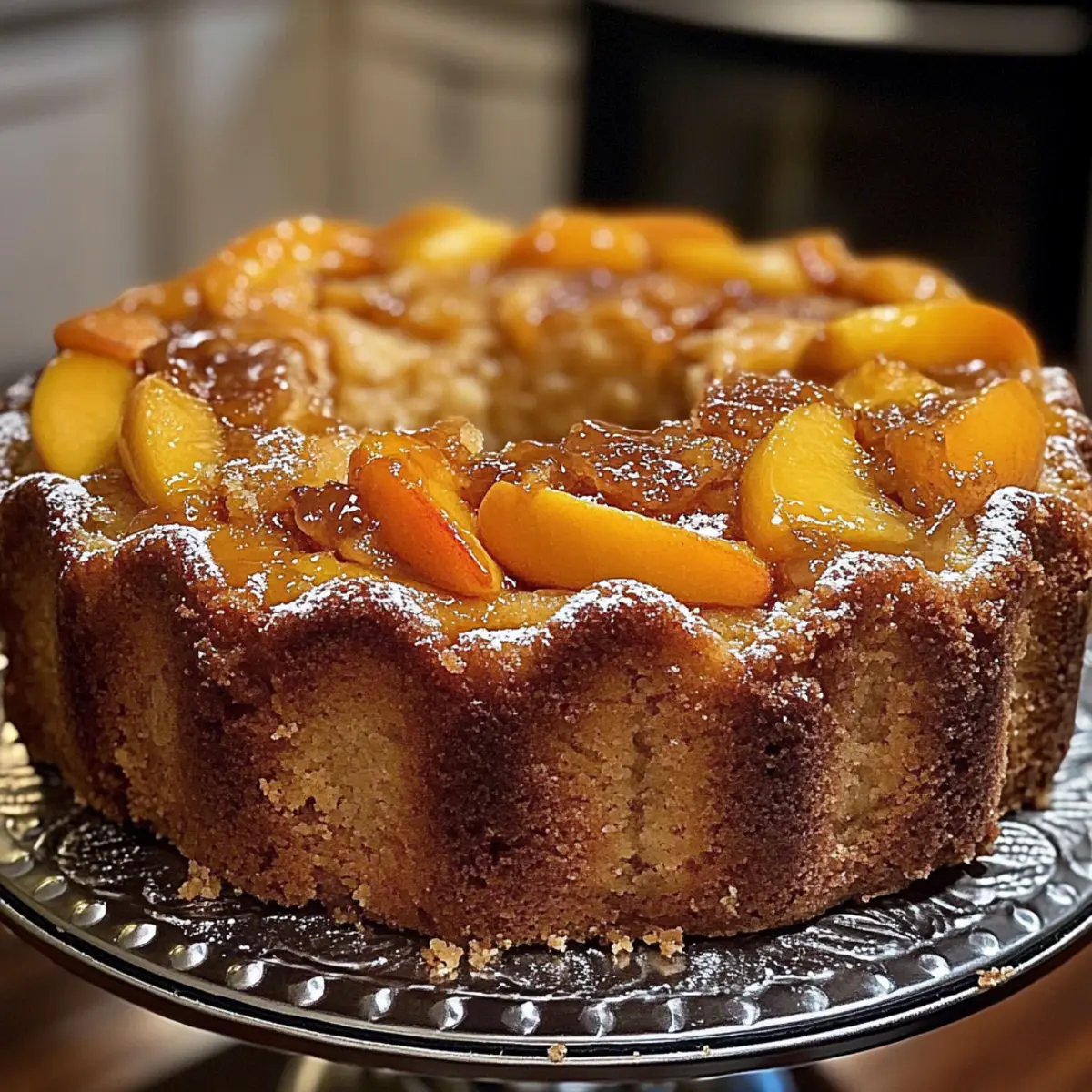 Peach Cobbler Pound Cake