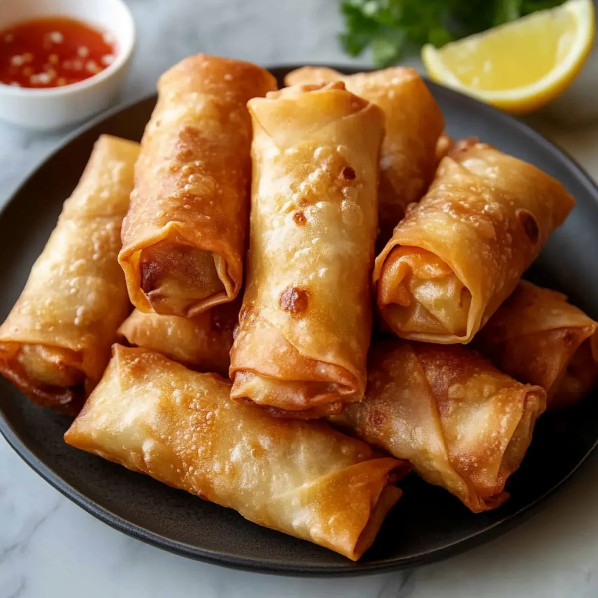 Air Fryer Copycat Panda Express Chicken Egg Rolls
