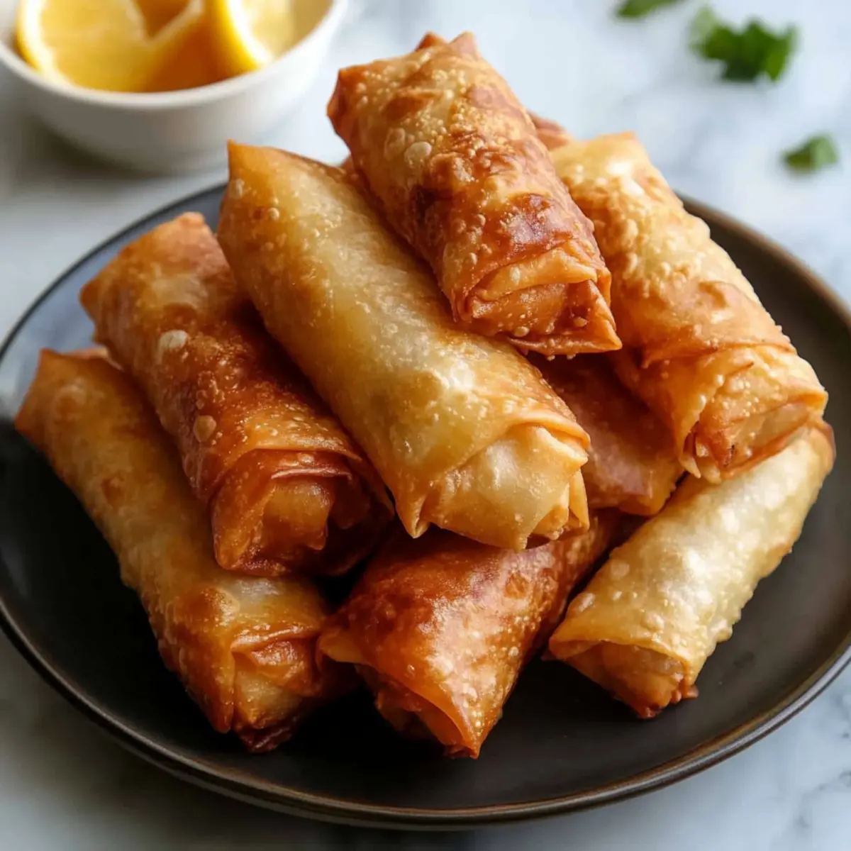 Air Fryer Copycat Panda Express Chicken Egg Rolls