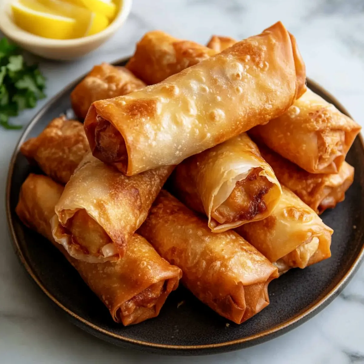 Air Fryer Copycat Panda Express Chicken Egg Rolls