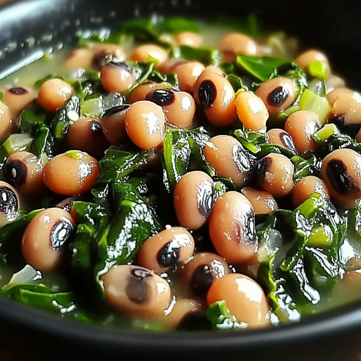 Black Eyed Peas and Spinach