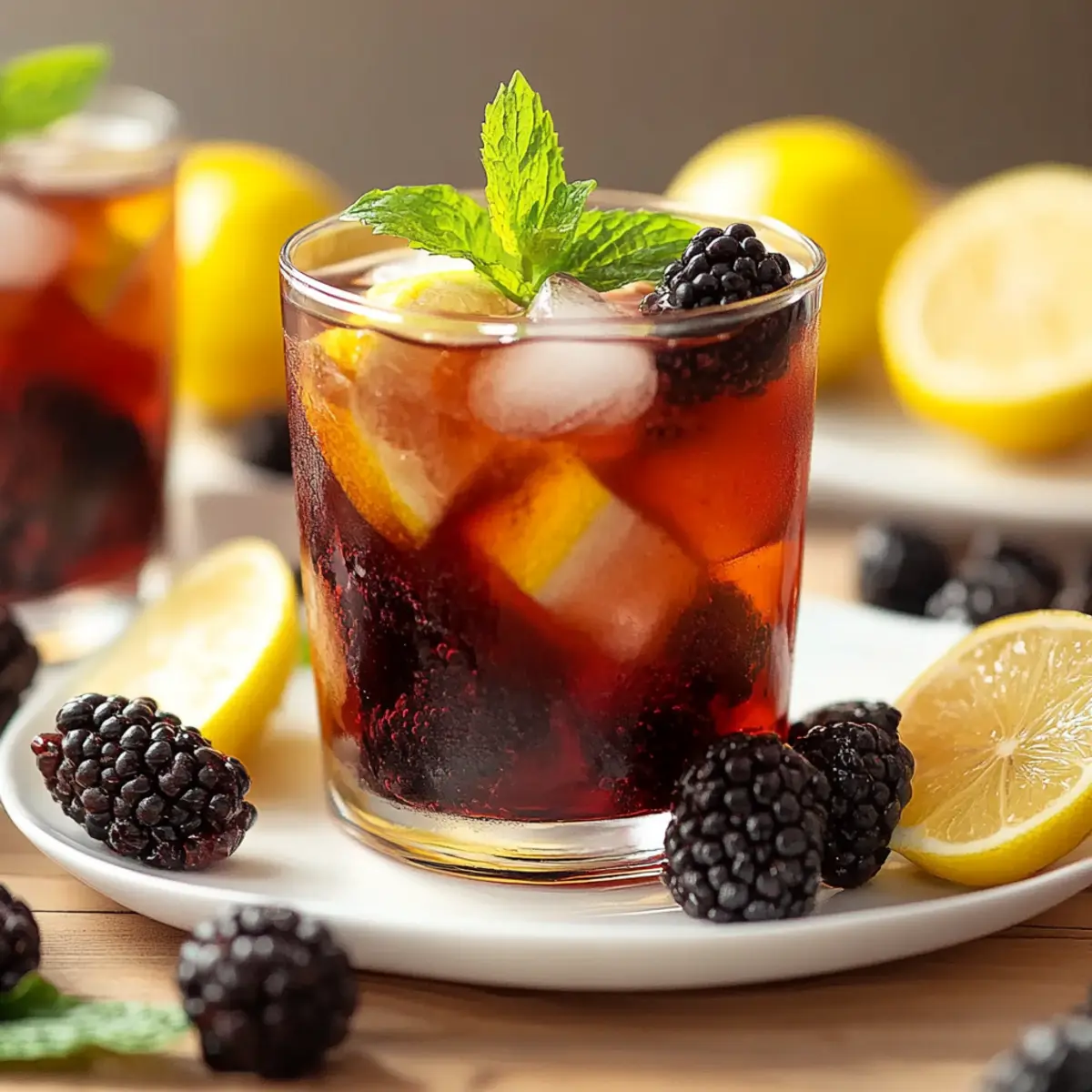 Blackberry Lemon Iced Tea