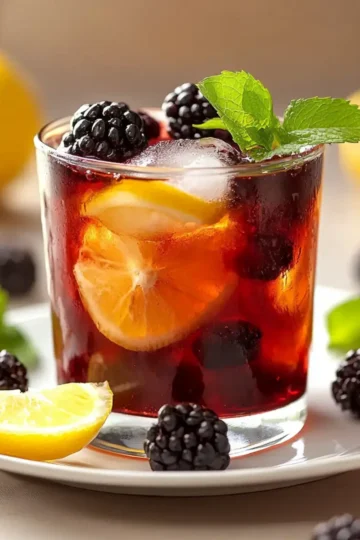 Blackberry Lemon Iced Tea