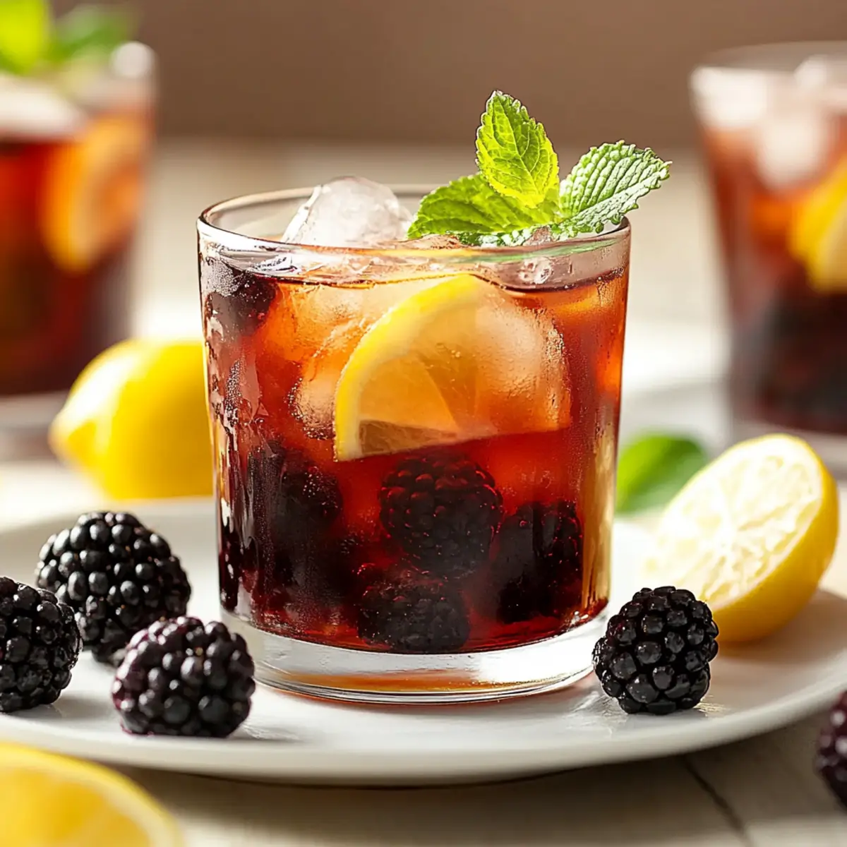 Blackberry Lemon Iced Tea