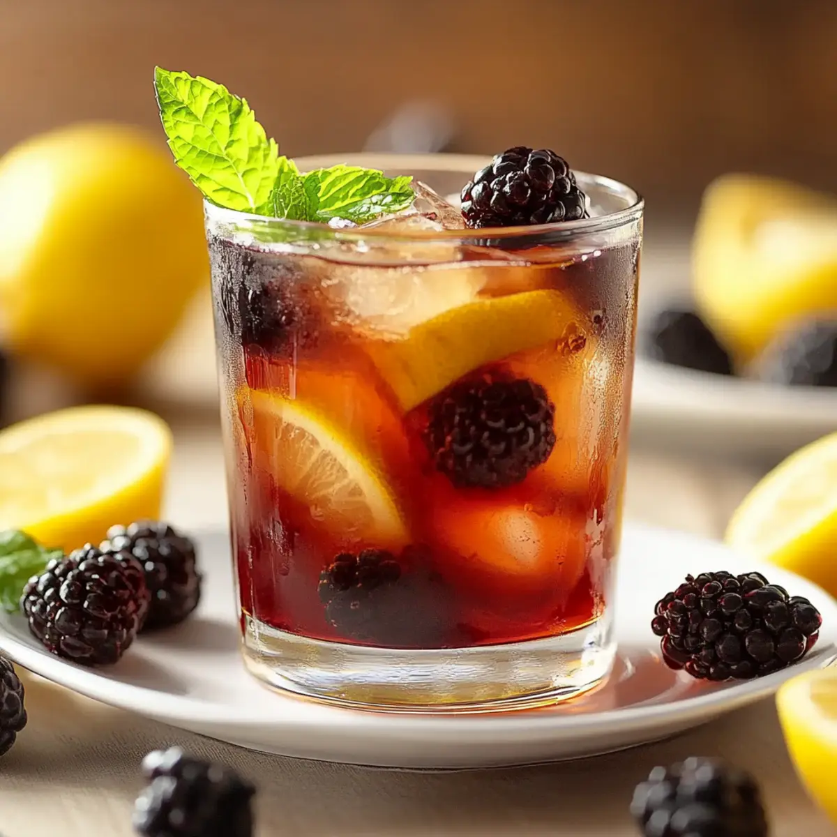 Blackberry Lemon Iced Tea