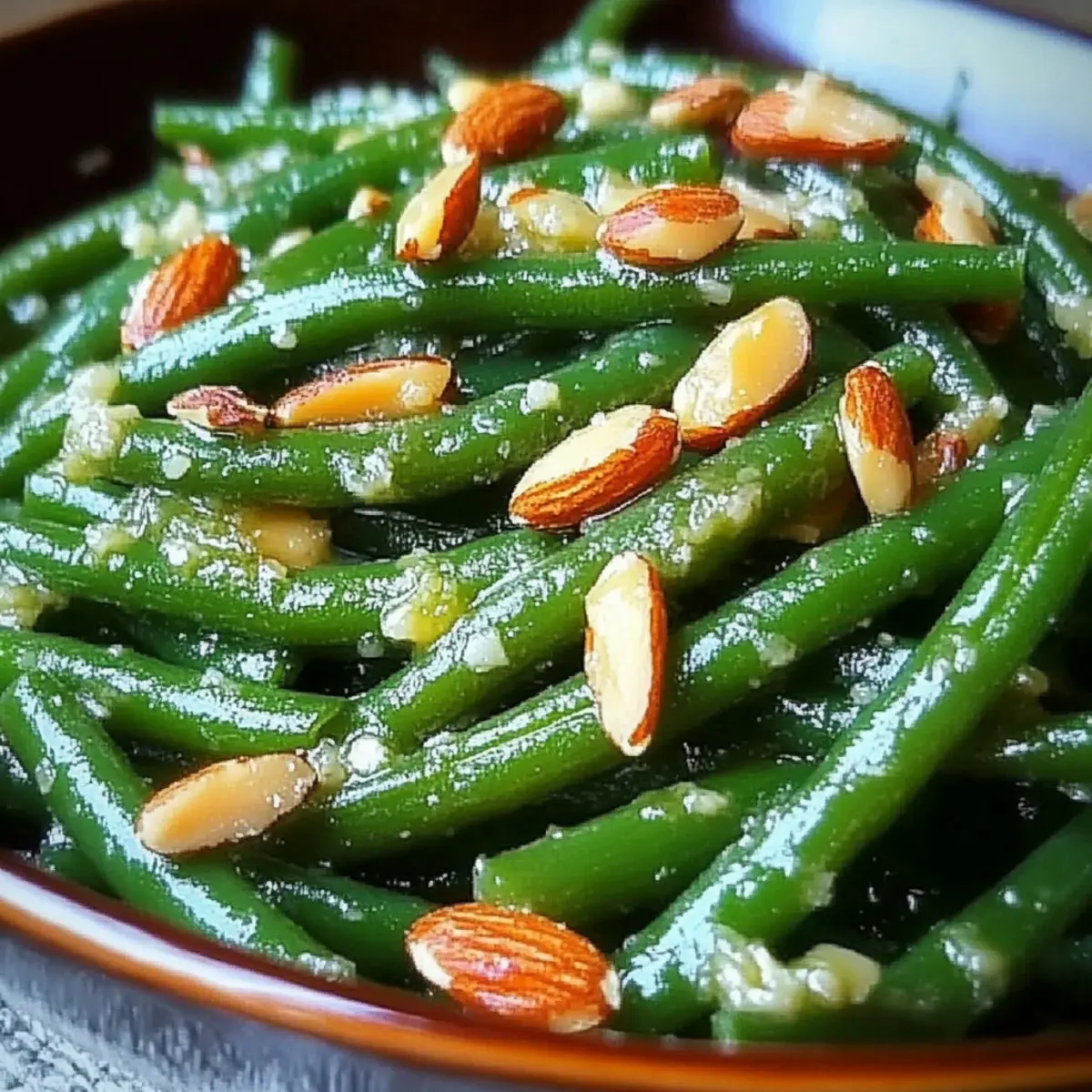Brown Butter Green Beans with Almonds