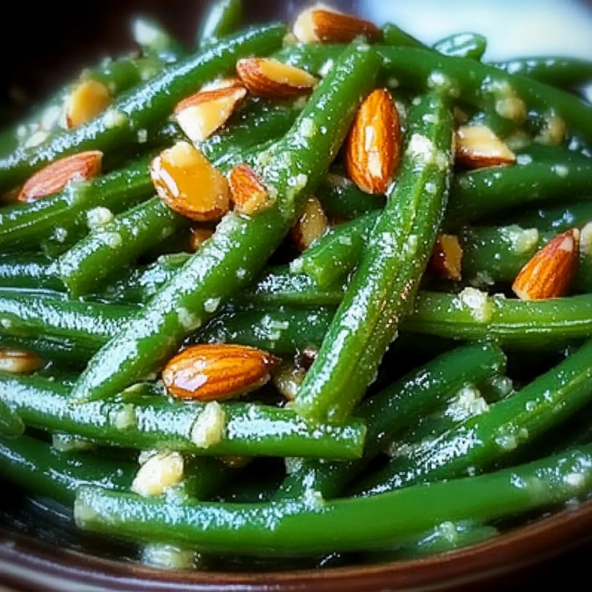 Brown Butter Green Beans with Almonds