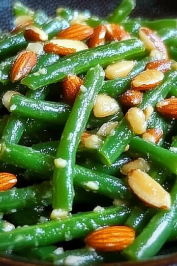 Brown Butter Green Beans with Almonds