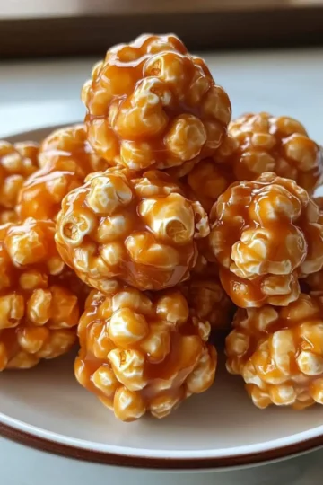 Caramel Popcorn Balls