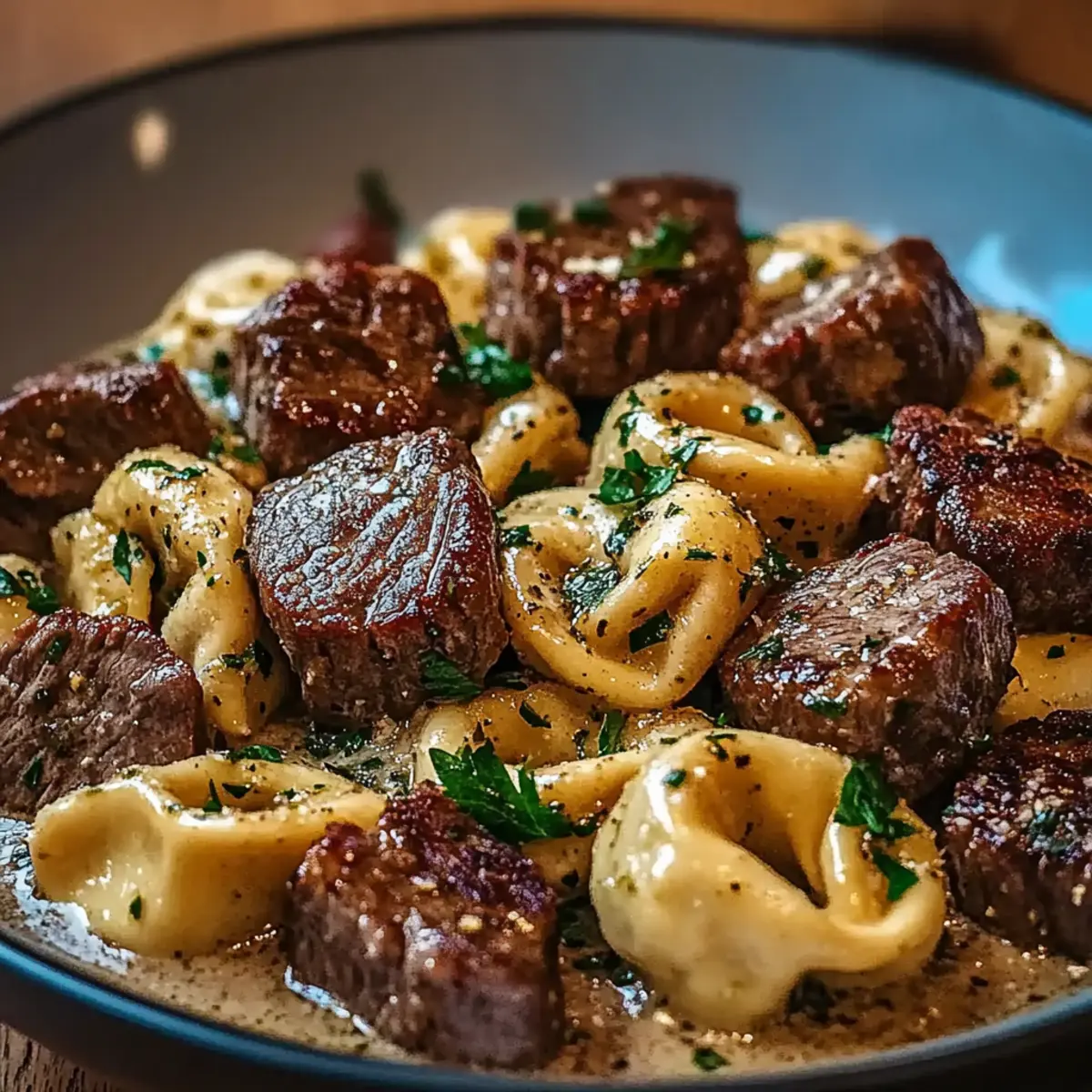 Garlic Steak Tortellini
