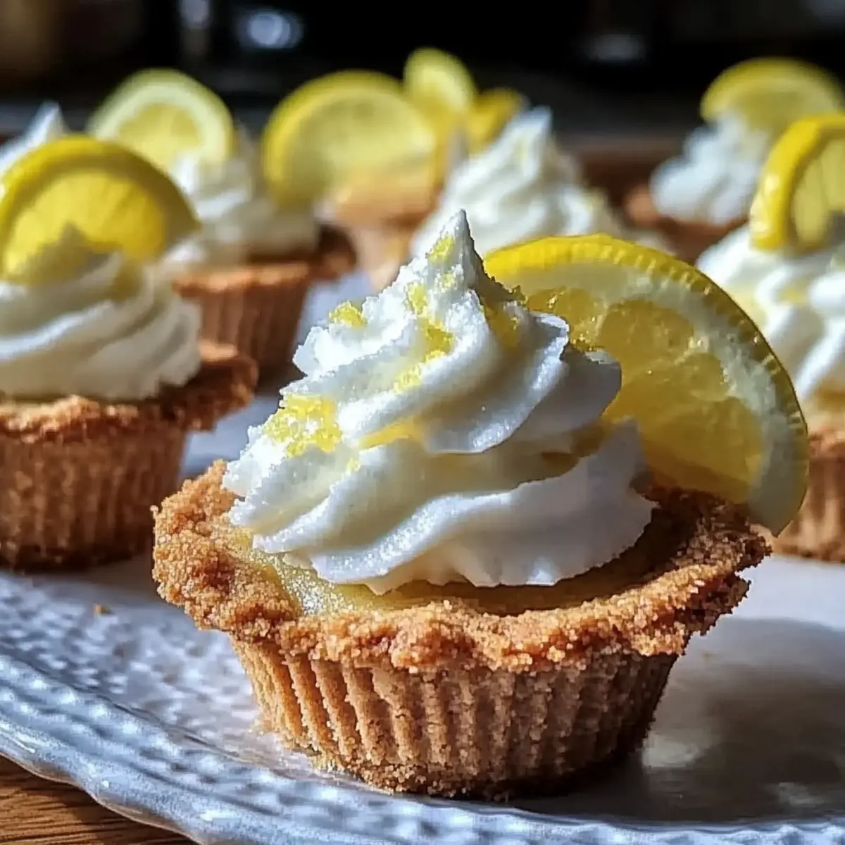 Lemon Cream Pie Cookie Cups