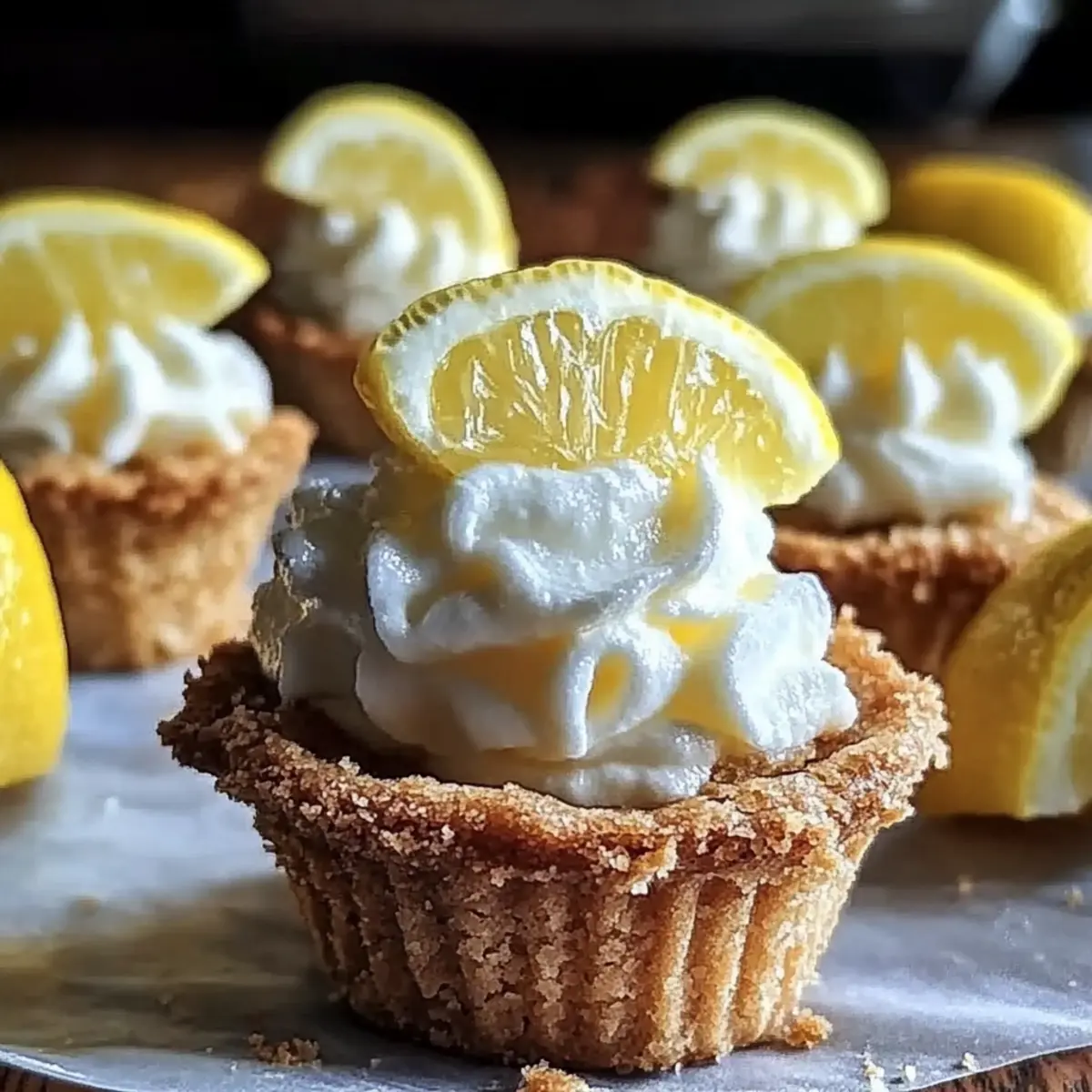 Lemon Cream Pie Cookie Cups