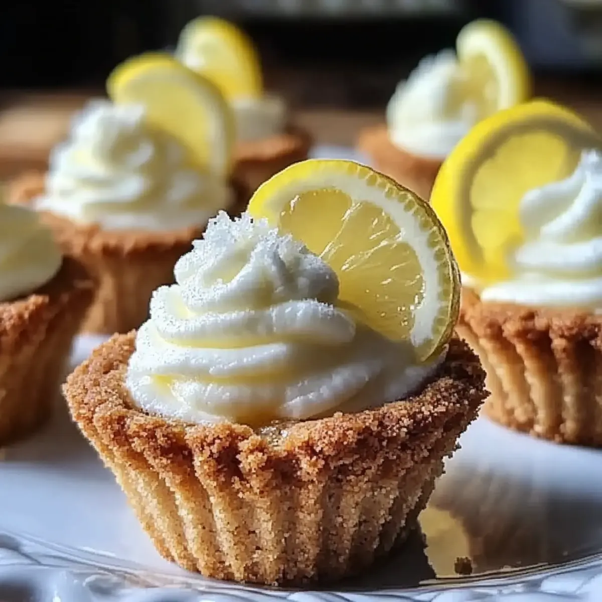Lemon Cream Pie Cookie Cups