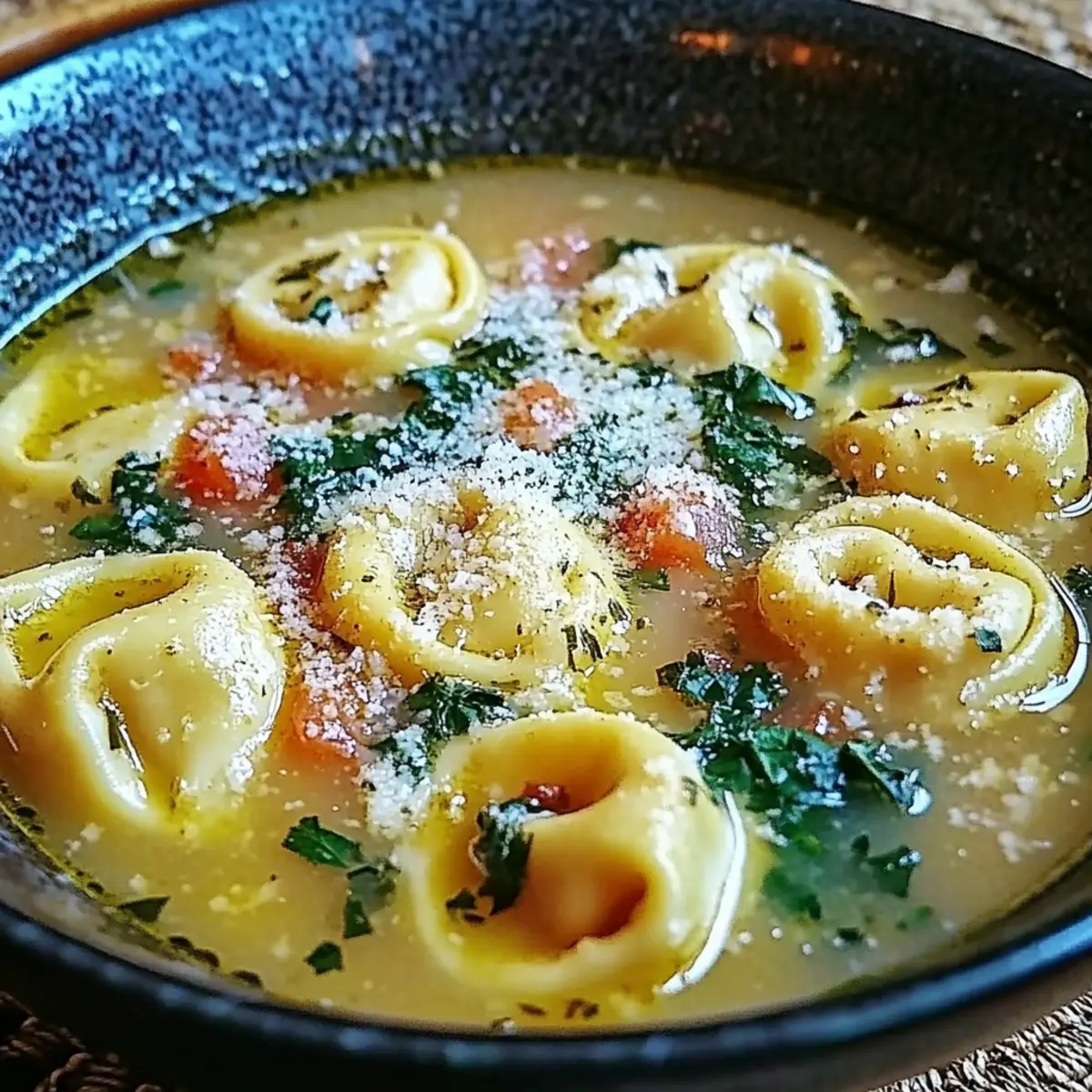 Parmesan Tortellini Soup