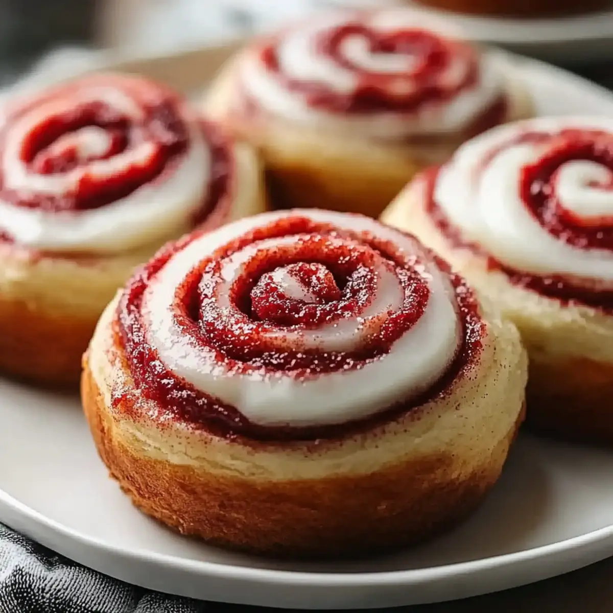 Red Velvet Cinnamon Rolls