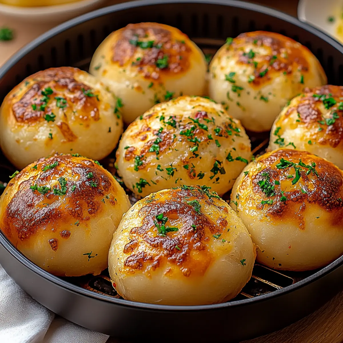 Air Fryer Pizza Bombs