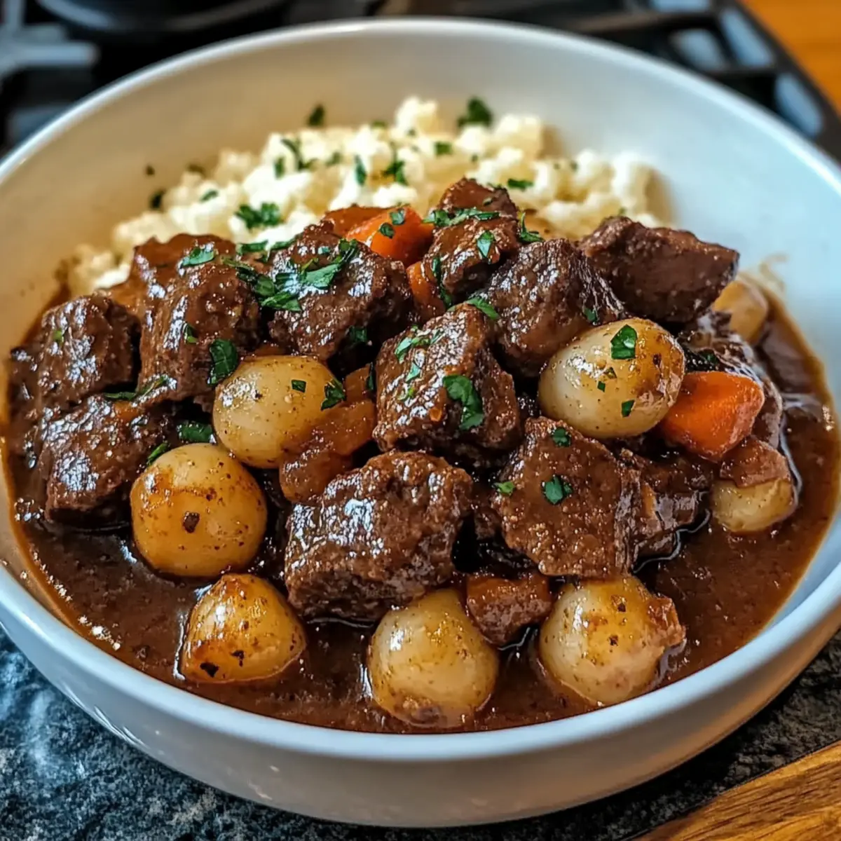 Beef Bourguignon Without Wine