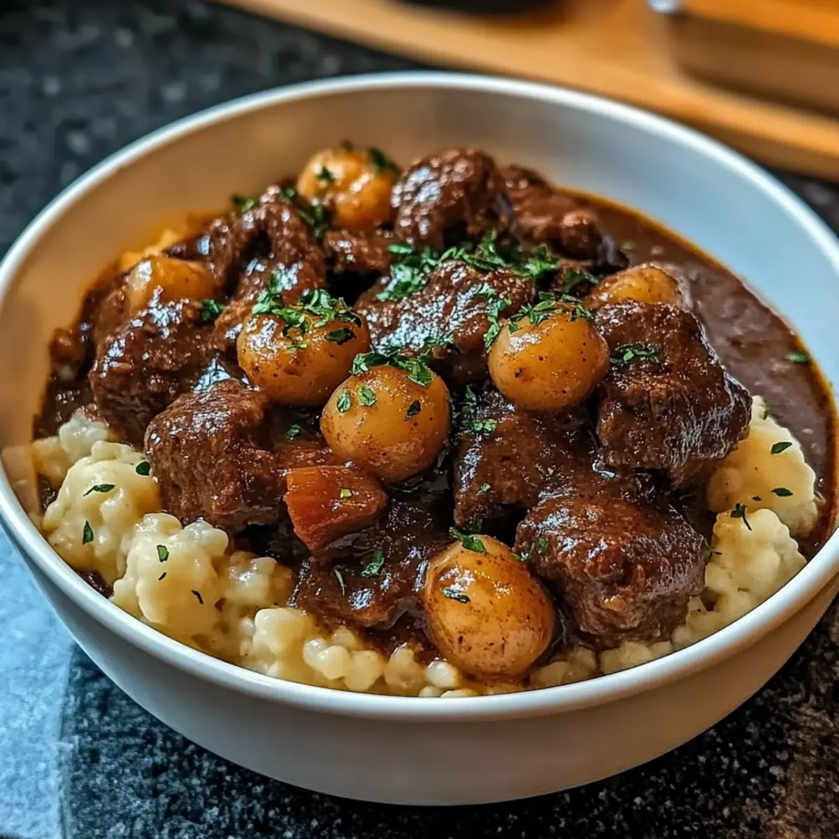 Beef Bourguignon Without Wine