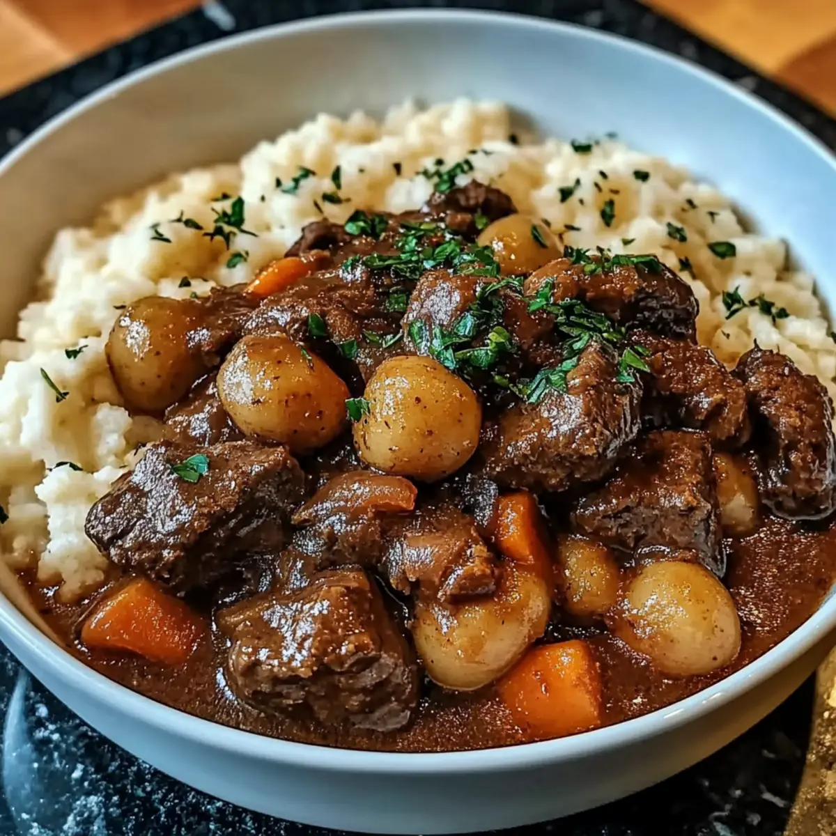Beef Bourguignon Without Wine