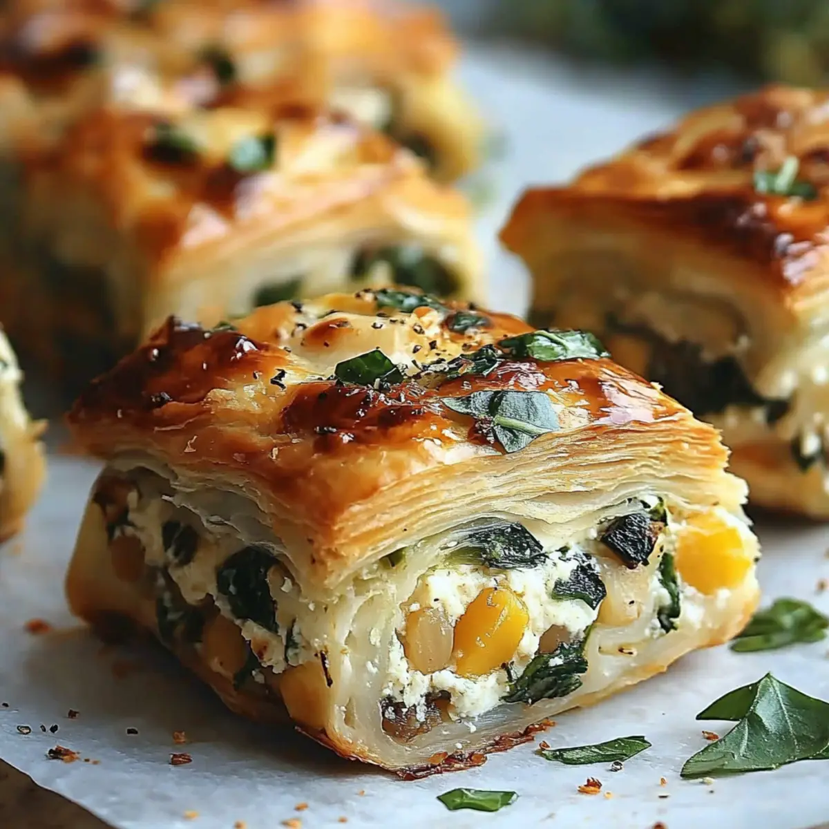 Cheesy Baked Vegetable Rolls