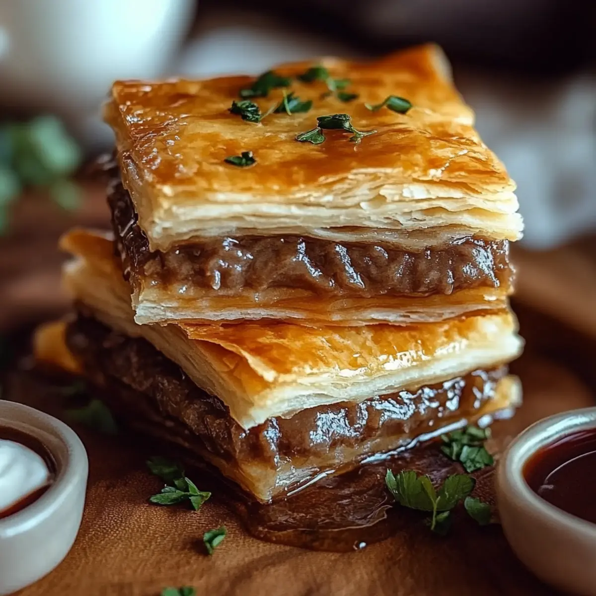 French Dip Squares