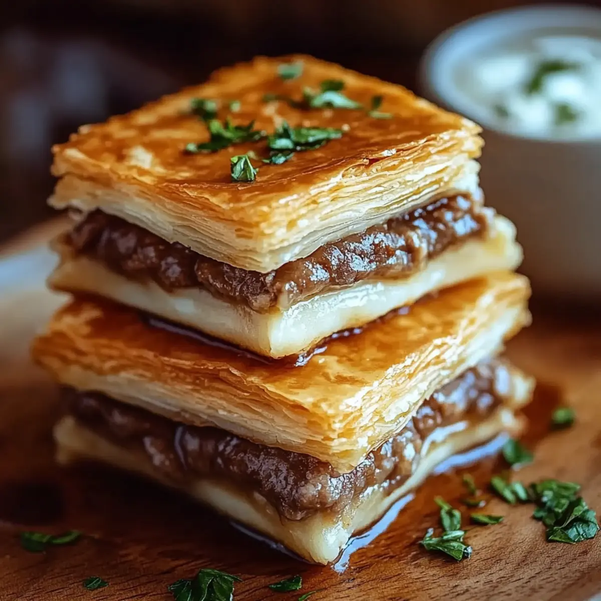 French Dip Squares