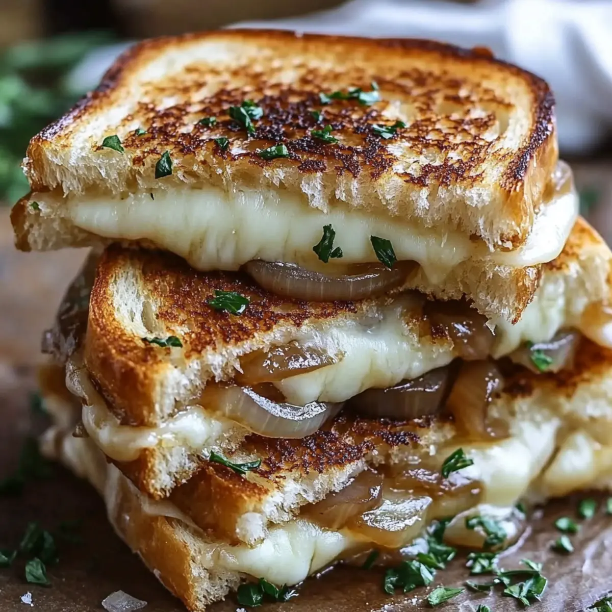 French Onion Grilled Cheese