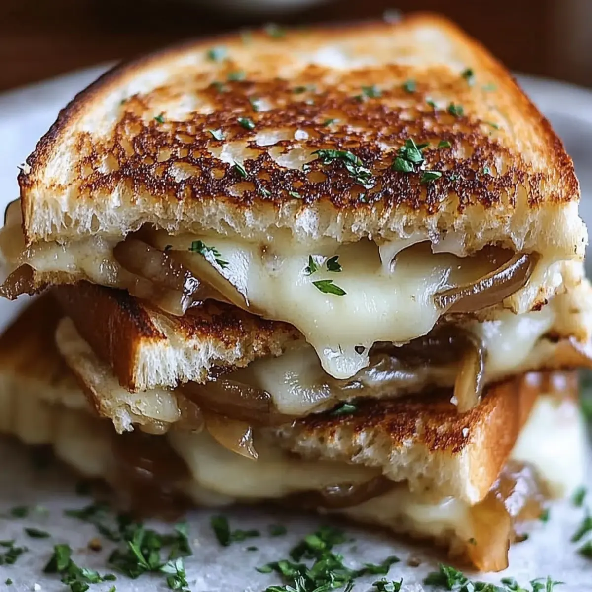 French Onion Grilled Cheese